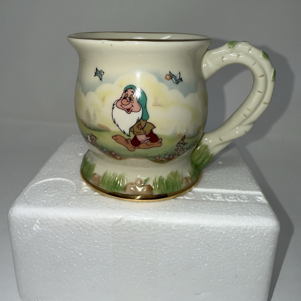 NEW LENOX Disney SLEEPY MUG Snow White Collection in BOX - Picture 1 of 6